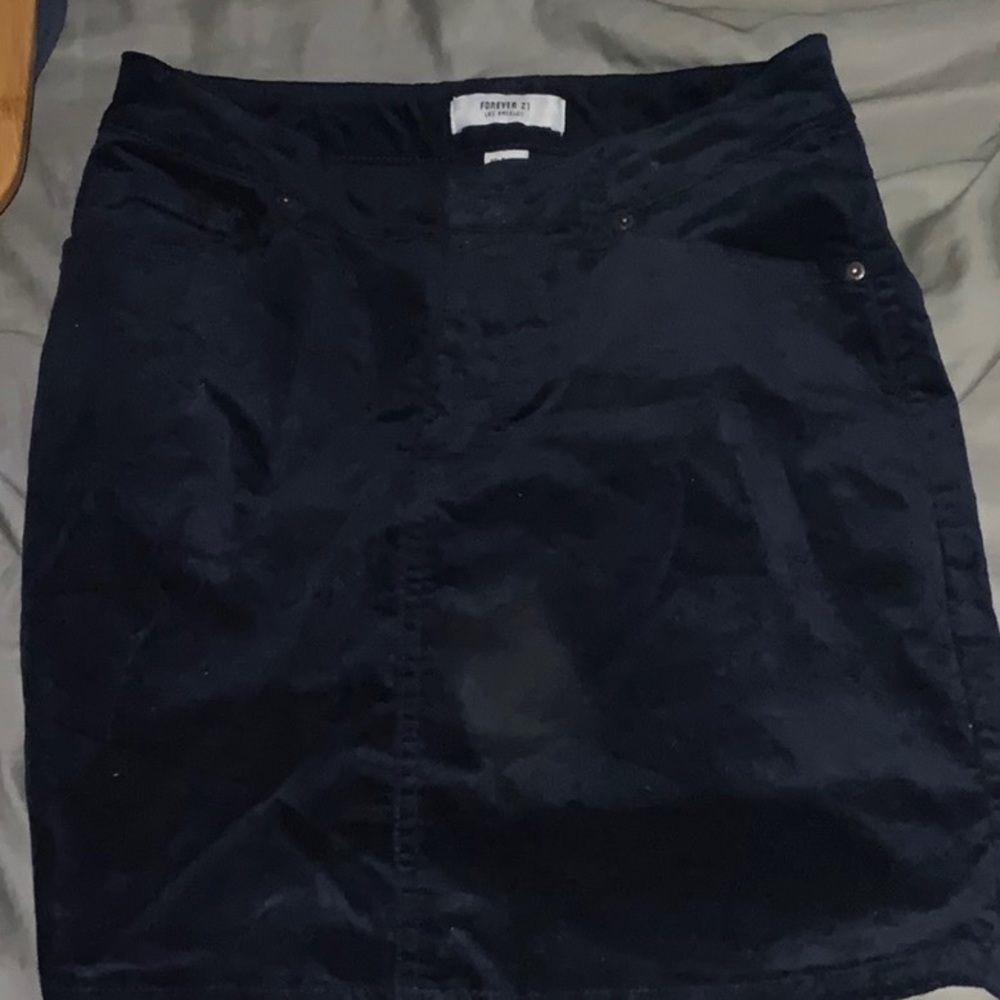 Dark blue Corduroy skirt